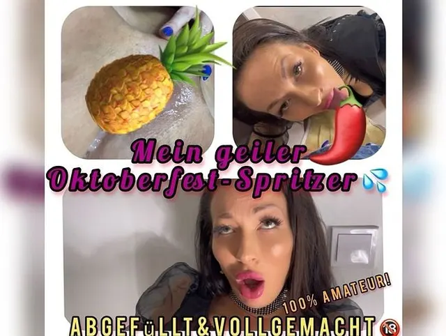 Mein geiler Oktoberfest-Spritzer!