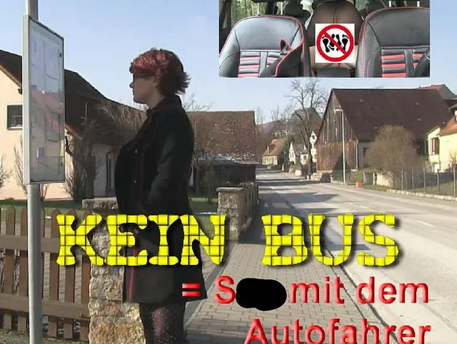 Kein Bus - Autofahrer gefickt