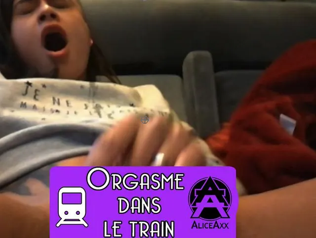 Orgasm in the train