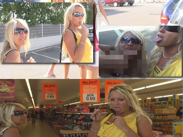 PUBLIC-BJ & SPERMAWALK AM SUPERMARKT