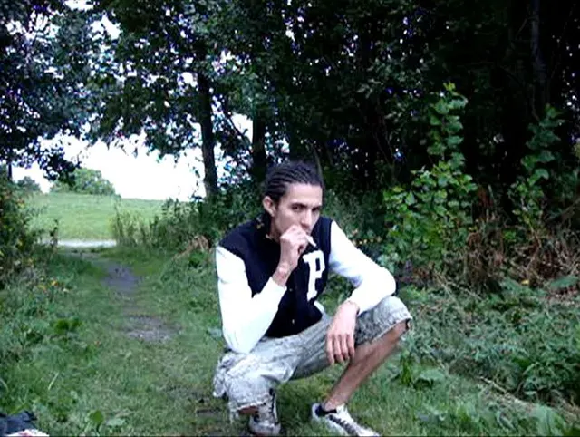 Outdoor rauchen, pissen und wichsen