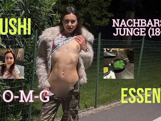 INTIME NACHT! SUSHI-ESSEN mit NACHBARSJUNGEN (18+)! PRIVAT & INTIM – zu 100 % zu VERSAUT!