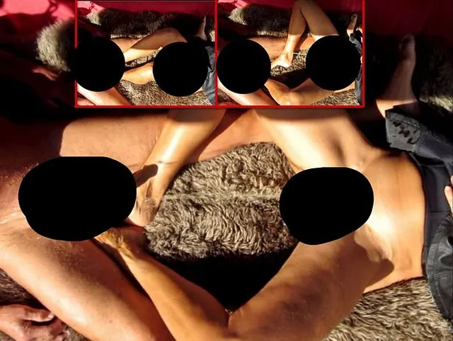 NS-Footjob auf Hollywoodschaukel + Schaffell