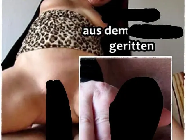 Ficksoße aus dem Schwanz geritten
