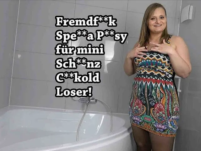 Fremdfick Sperma Pussy für DICH mini Schwanz Cuckold Loser!