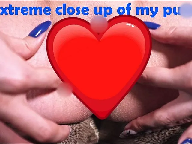 Extreme Nahaufnahme von meinem Muschiloch! Willst du reinkommen