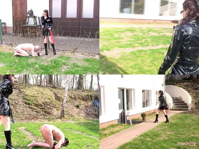 Zwei Sklaven im Garten