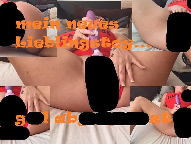 Mein neues Lieblingstoy...geil abgespritzt