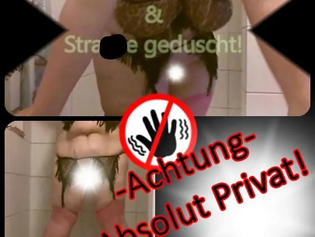 SexyDessous & Straps abgewixst in der Dusche - SivaPrivat -