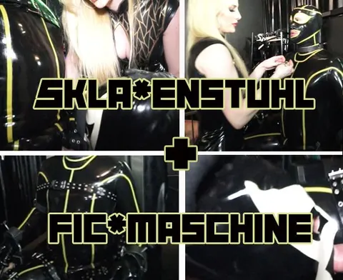 Sklavenstuhl Ultra Chair + Fickmaschine Latex