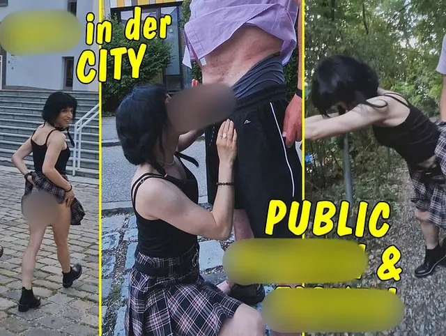 Geil in der City! In der Öffentlichkeit wird geil geblasen und gefickt!
