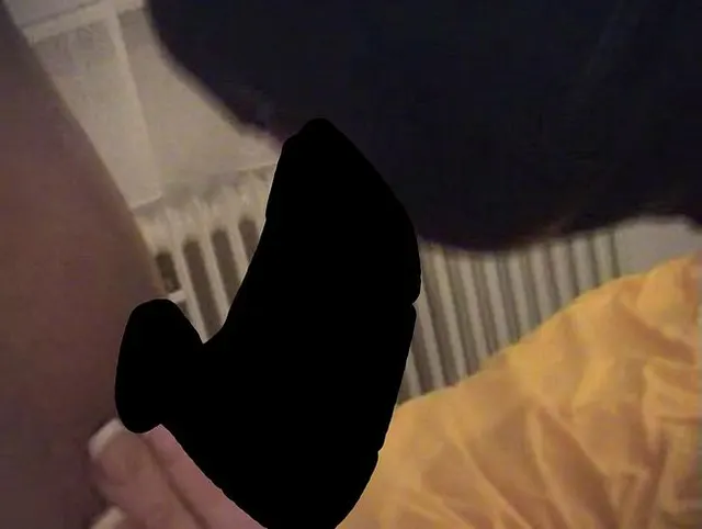 geblasen mit Maske