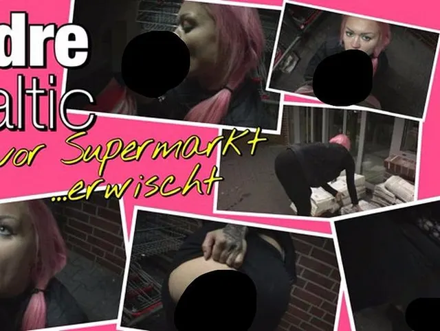 Sex vor dem Supermarkt... Public ** uups, erwischt ***