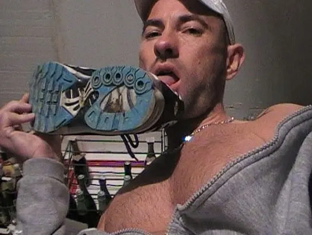 my solo masturbation with sneakers
